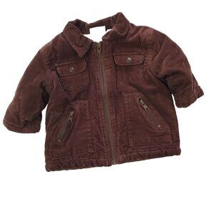 b.t. Kids Infant Boys Corduroy Zip Up Jacket Pockets Size 6/9 months